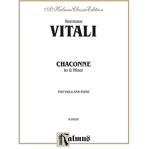 Vitali Chaconne In G Minor V