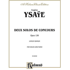 Ysaye Deux Solos De Concours