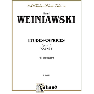 Etudes-Caprices Op. 18 Volume I