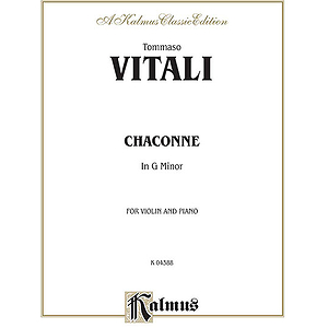 Vitali Chaconne In G Minor V