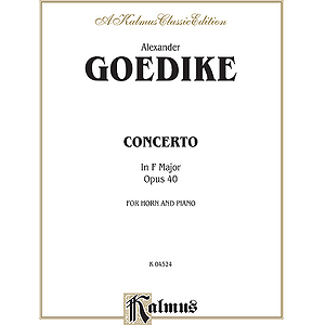 Goedicke Concert Horn & Orch. H