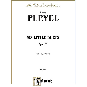 Pleyel 6 Little Duets Op.59 2 Vn