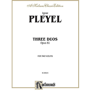 Pleyel 3 Duos Op. 61