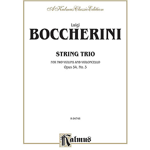 Boccherini String Trio Op54 No3