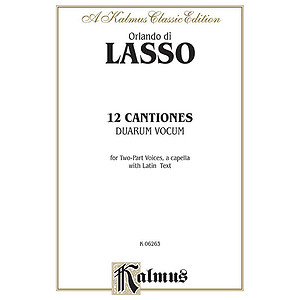 Lasso 12 Canciones Duarum Voc V