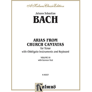 Bach Tenor Arias Vol. 3