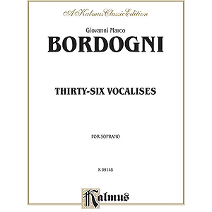 Bordogni 36 Vocalises Soprano