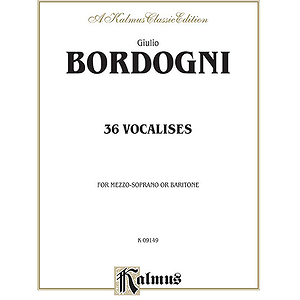 Bordogni 36 Vocalises Mezzo/Bar