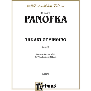 Panofka Art Of Singing Op 81 Al
