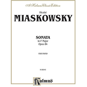 Miaskowsky Sonata (Op.84) F Mjor