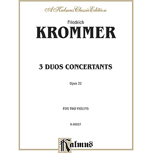 Krommer 3 Duos Conc.op.22 2vln