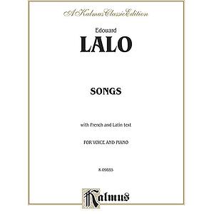 Lalo Melodies For Voice Et Piano