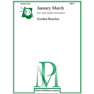 January March For Solo Mallet Instrument