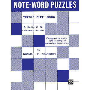 Note-Word Puzzles Treble Clef