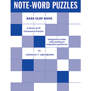 Note-Word Puzzles Bass Clef