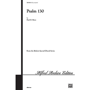 Psalm 130 Satb Manz