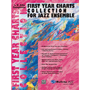 First Year Charts For Jazz Ensemble Collection 1st E-Flat Alto Saxophone