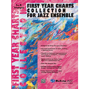 First Year Charts For Jazz Ensemble Collection 2nd B-Flat Trumpet