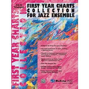 First Year Charts For Jazz Ensemble Collection 3rd B-Flat Trumpet