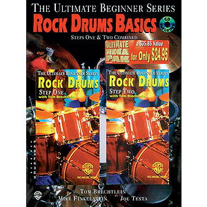 Rock Drum Basics Megapak Book CD And Two Videos Ultimate Beginner Series (VHS)