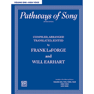 Pathways Of Song Volume I High Voice