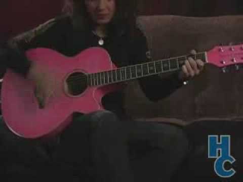 Daisy Rock Wildwood Artist Acoustic-Electric Guitar - video review and demo