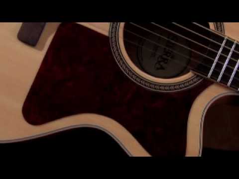 Sierra Tahoe SJS98CE Jumbo Acoustic-Electric Guitar - video review